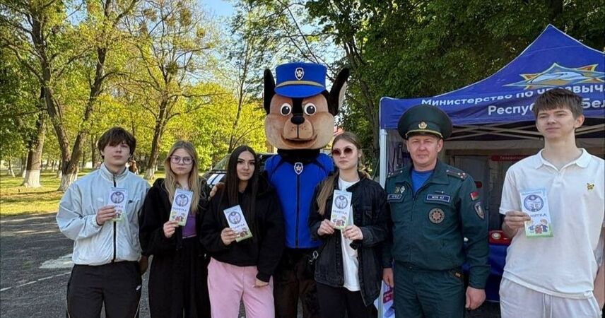 Акция «Безопасные каникулы» началась в Пинском районе со спортивного праздника