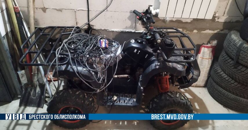 В Лунинце девятилетний водитель квадроцикла сбил семилетнего ребенка на велосипеде