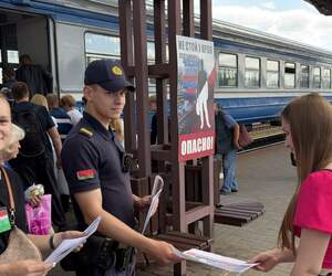 Безопасность на путях: милиция и молодежь Пинщины проводят совместные акции