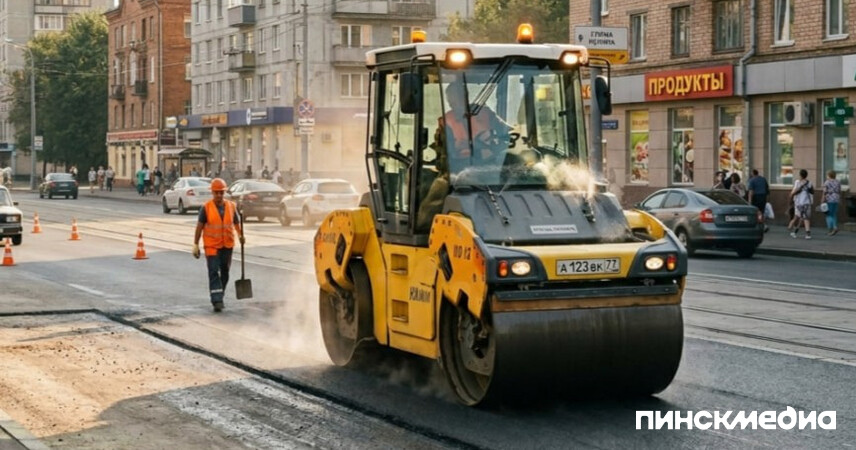 Дорожные службы Брестской области обновили 200 тысяч квадратных метров асфальтового покрытия
